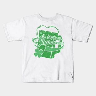 Let' Get Shamrocked! - St. Patricks Day Green Kids T-Shirt